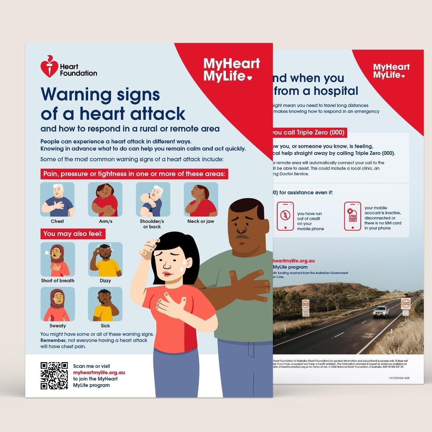 MyHeart MyLife - Warning signs of a heart attack (rural and remote areas)