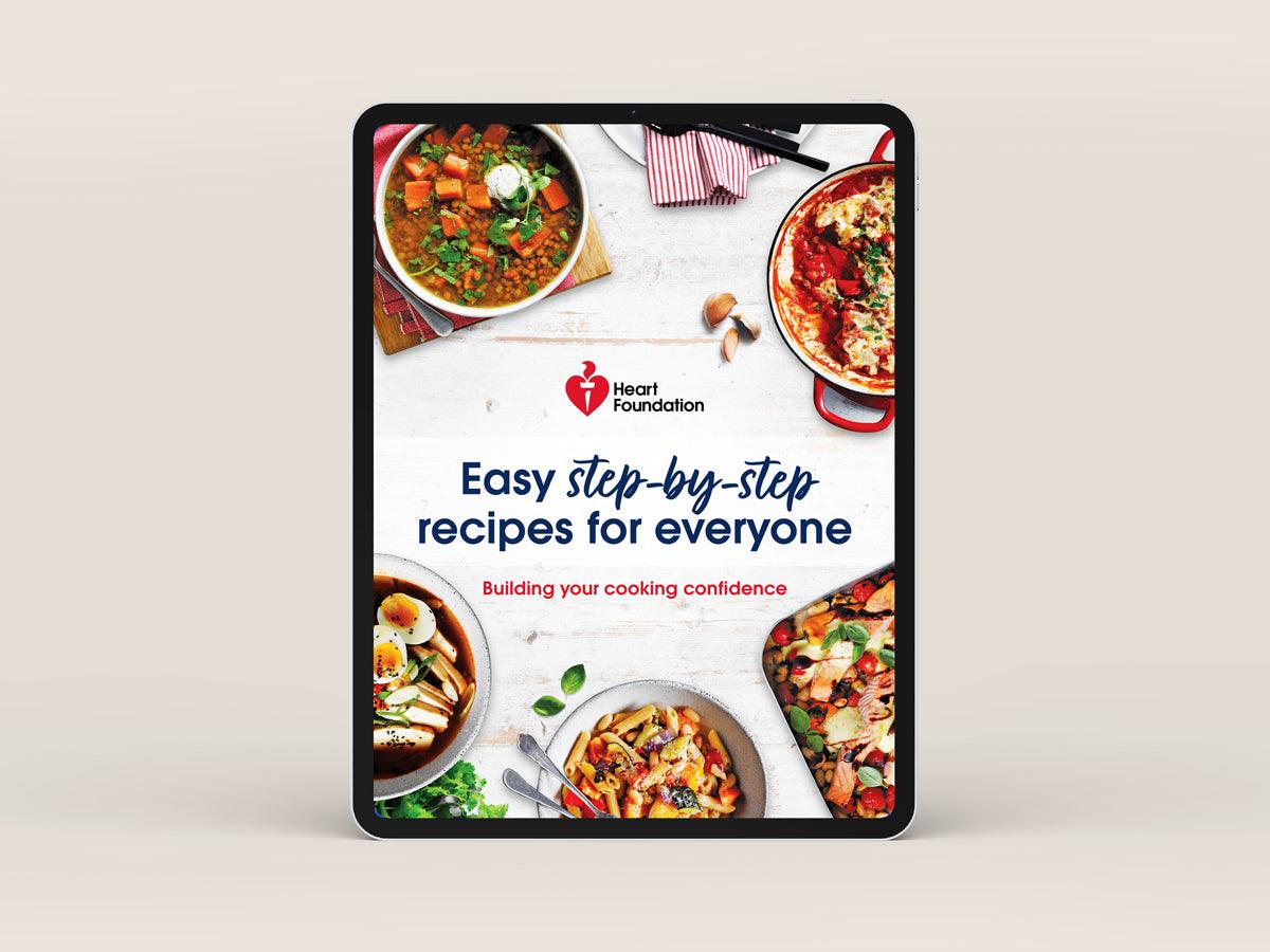 Easy step-by-step recipes e-book