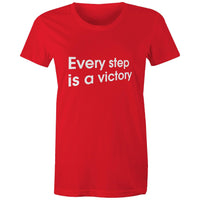 Walking Wins every step – women's t-shirt