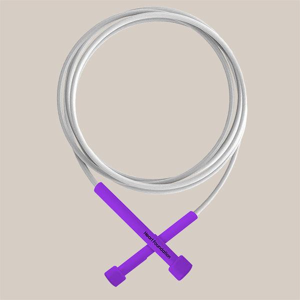 Skipping Rope 9.0 Metre Purple 13.5cm Handle