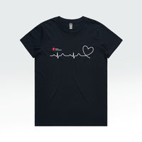 Heartbeat line – women's t-shirt
